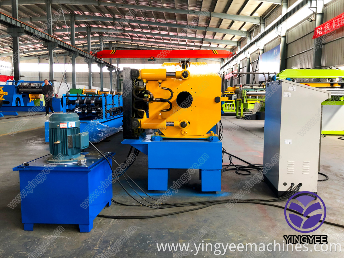 Hot sale downspout forming machine for water falling tube /aluminum downspout pipe roll forming machine